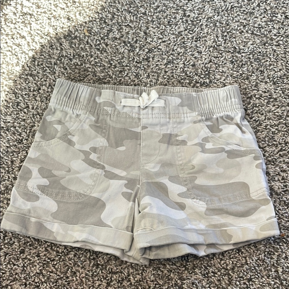 Wonder Nation Kids Gray Camouflage Shorts